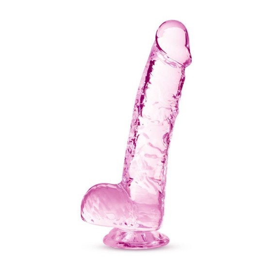 Μαλακό Ρεαλιστικό Πέος - Crystalline Soft Realistic Dildo Rose 15cm Sex Toys 
