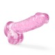 Μαλακό Ρεαλιστικό Πέος - Crystalline Soft Realistic Dildo Rose 15cm Sex Toys 