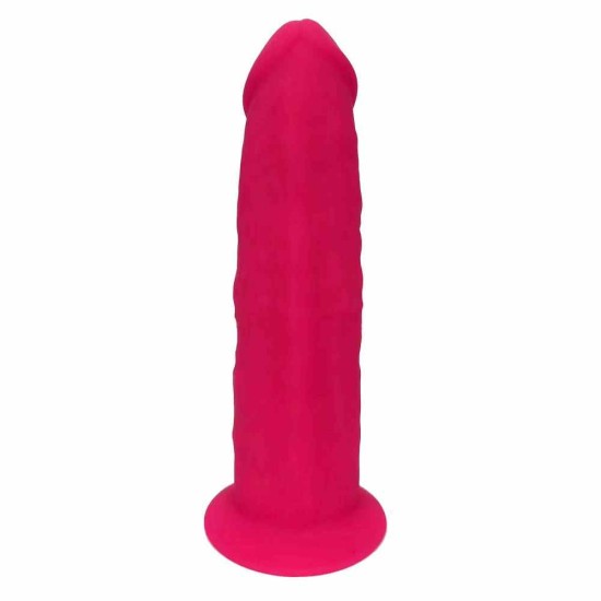 Ρεαλιστικό Πέος Σιλικόνης - Real Love Silicone Dildo Fuschsia 16cm Sex Toys 