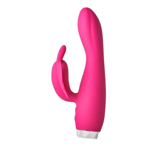 Rabbit Δονητής Σιλικόνης - Flirts Butterfly Silicone Vibrator Pink Sex Toys 