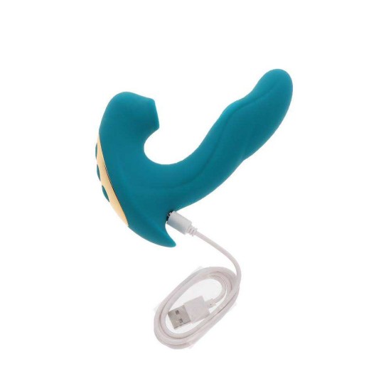 Διπλός Παλμικός Δονητής - Eternal Love Pulse Vibrator With Clitoral Stimulator Sex Toys 