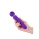 Fae Throbbing Stimulator With Air Pulse Purple Sex Toys