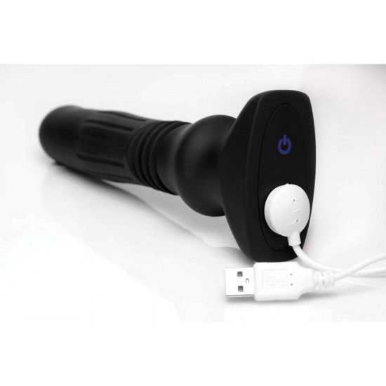 Swelling & Thrusting Plug With Remote Control Sex Toys