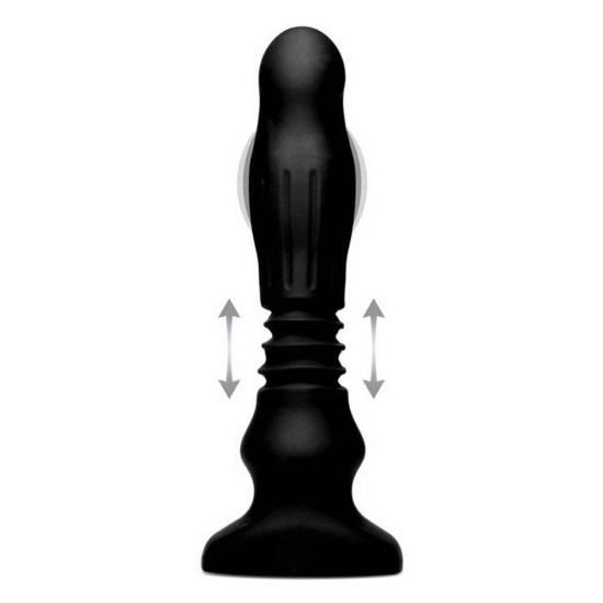 Ασύρματος Πρωκτικός Δονητής Με Κίνηση - Swelling & Thrusting Plug With Remote Control Sex Toys 