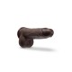 Ασύρματος Ρεαλιστικός Δονητής Με Κινήσεις - Dr Murphy Thrusting & Gyrating Dildo Chocolate 18cm Sex Toys 
