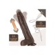 Ασύρματος Ρεαλιστικός Δονητής Με Κινήσεις - Dr Murphy Thrusting & Gyrating Dildo Chocolate 18cm Sex Toys 