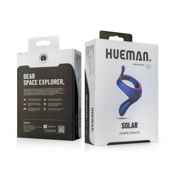 Επαναφορτιζόμενο Δαχτυλίδι Πέους - Hueman Solar Rechargeable Cockring Stimulator