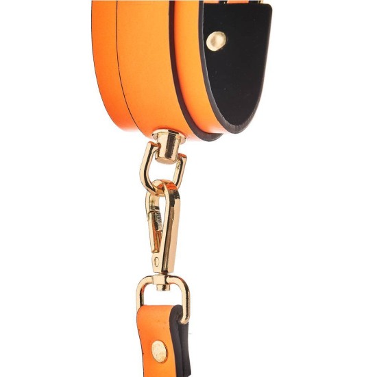 Φωσφοριζέ Χειροπέδες - Radiant Glow In The Dark Handcuffs Orange Fetish Toys