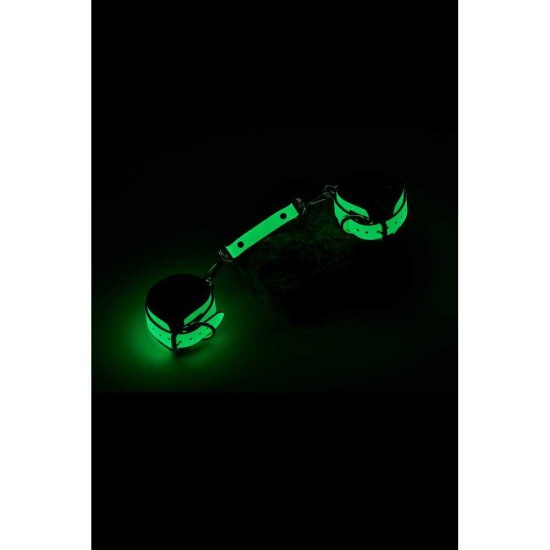 Φωσφοριζέ Χειροπέδες - Radiant Glow In The Dark Handcuffs Green Fetish Toys