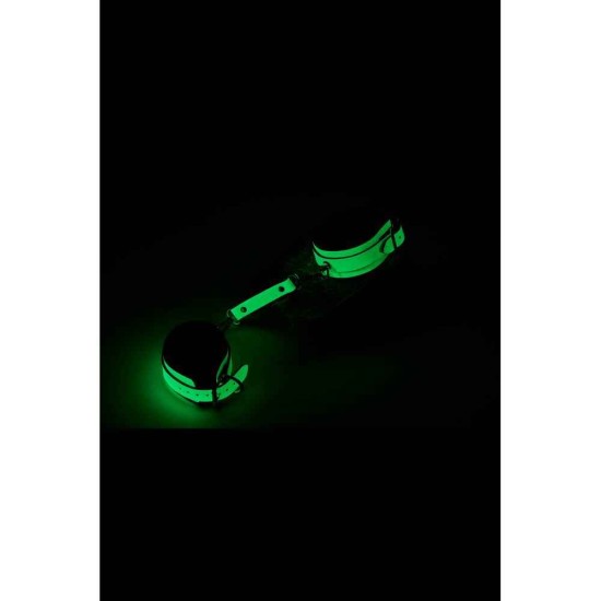 Φωσφοριζέ Ποδοπέδες - Radiant Glow In The Dark Ankle Cuffs Green Fetish Toys