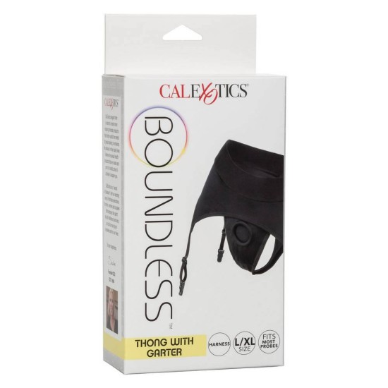 Boundless Harness Thong With Garter Sex Toys
