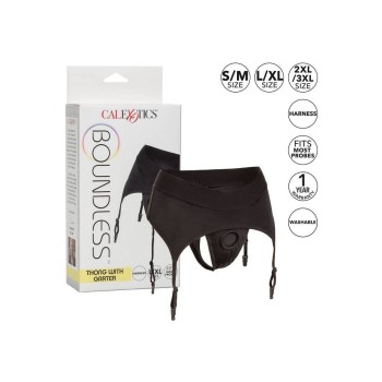 Boundless Harness Thong With Garter