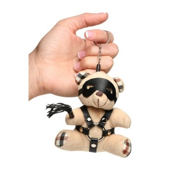 Φετιχιστικό Αρκουδάκι Μπρελόκ - BDSM Teddy Bear Keychain Beige