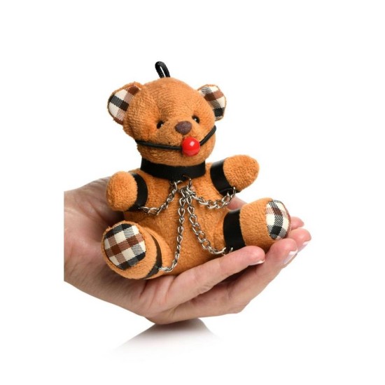 Gagged Teddy Bear Keychain Sex Toys