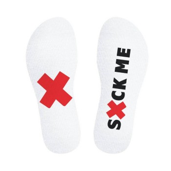 Ανδρικές Κάλτσες Με Σέξι Φράση - SneakXX Sneaker Socks Suck Me