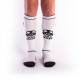 Σέξι Κάλτσες Με Τσέπες - Brutus Gas Mask Party Socks With Pockets White/Black Ερωτικά Εσώρουχα 