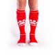 Σέξι Κάλτσες Με Τσέπες - Brutus Puppy Party Socks With Pockets Red/White Ερωτικά Εσώρουχα 