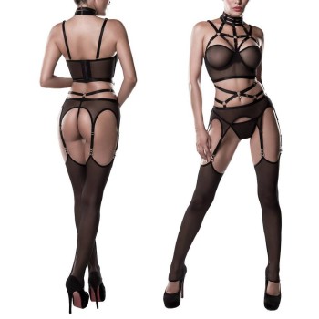 Harness And Straps Lingerie Set