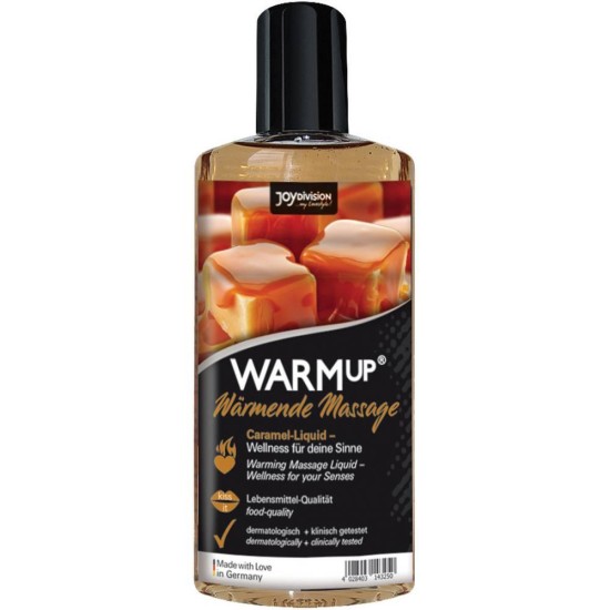 Βρώσιμο Θερμαντικό Λάδι Μασάζ - Warm Up Massage Oil Caramel 150ml Sex & Ομορφιά 