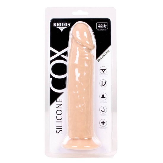 Ρεαλιστικό Πέος Σιλικόνης - Kiotos Cox Silicone Dildo Flesh 036 Sex Toys 