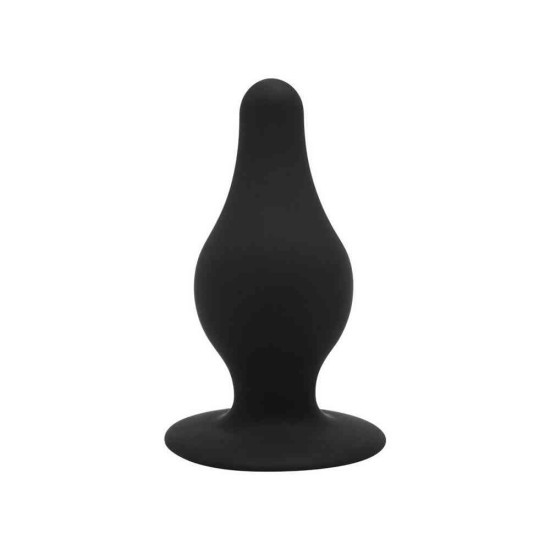 Model 2 Silicone Plug Small Black Sex Toys