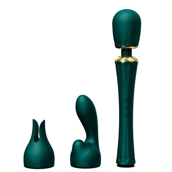 Αθόρυβη Συσκευή Μασάζ Πολυτελείας - Kyro Best Wand Massager Turquoise Green Sex Toys 