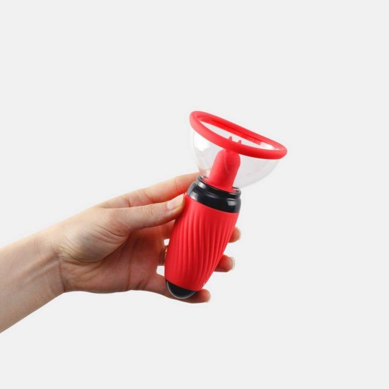 Scarlet Vulva Pump Licking Stimulator Sex Toys