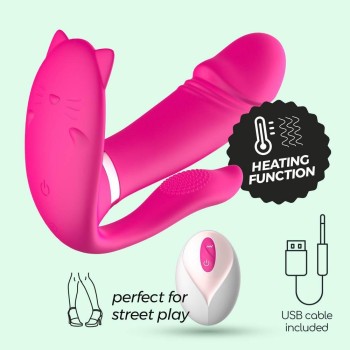 Fritz Remote Wearable Heating Vibrator Rose