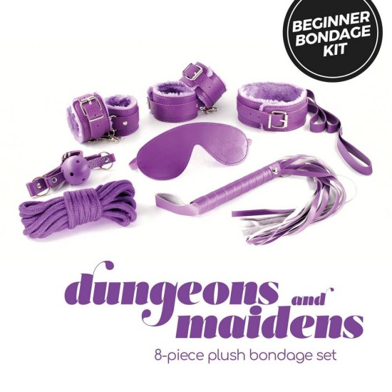 Φετιχιστικό Σετ - Crushious Dungeons And Maidens BDSM Kit Purple Fetish Toys