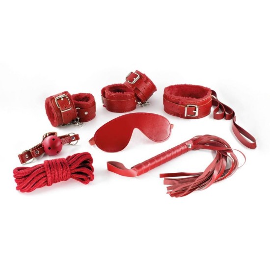 Crushious Dungeons And Maidens BDSM Kit Red Fetish Toys 