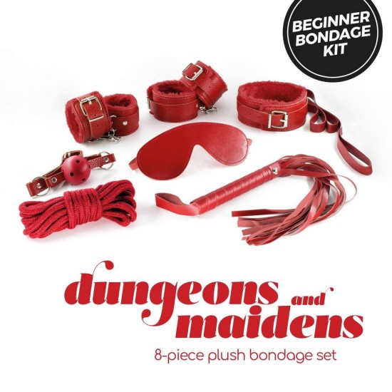 Φετιχιστικό Σετ - Crushious Dungeons And Maidens BDSM Kit Red Fetish Toys