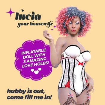 Crushious Lucia The Housewife Inflatable Doll