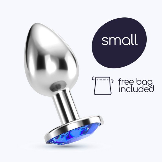 Μεταλλική Σφήνα Με Κόσμημα - Bijou Anal Jewel Plug Small Blue Sex Toys 