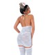 Hot Nurse Roleplay Set 75200 White/Red Erotic Lingerie 