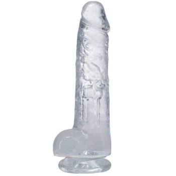 Realistic Dick In A Bag Clear 20cm