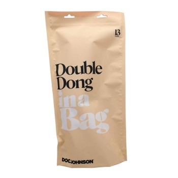 Διπλό Ρεαλιστικό Ομοίωμα Πέους - In A Bag Double Dong Clear 33cm