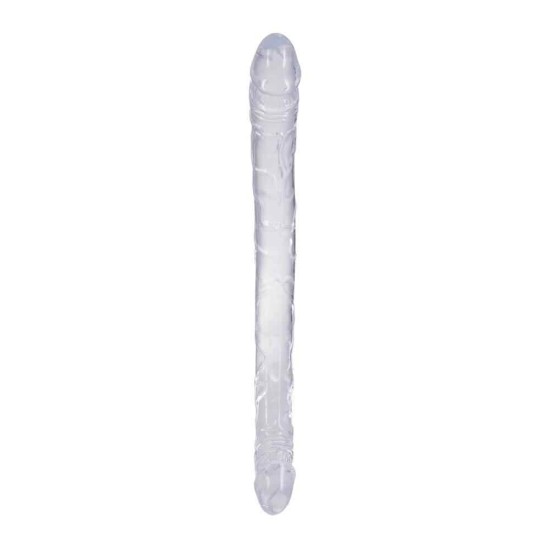 In A Bag Double Dong Clear 33cm Sex Toys