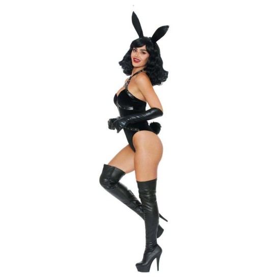 Dreamgirl Bad Girl Bunny Sexy Costume Black Erotic Lingerie 