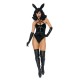 Σέξι Στολή Κουνελάκι - Dreamgirl Bad Girl Bunny Sexy Costume Black Ερωτικά Εσώρουχα 