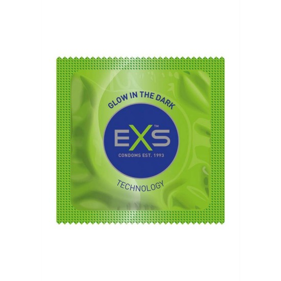 Φωσφοριζέ Προφυλακτικά - EXS Glow In The Dark Condoms 1pc Sex & Ομορφιά 