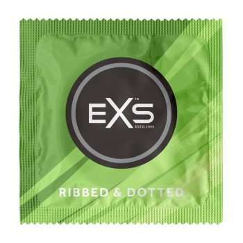 EXS Sensation Pack Nano Thin And Ribbed & Dotted 24pcs