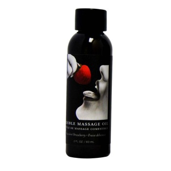 Βρώσιμο Λάδι Για Μασάζ Φράουλα - Edible Massage Oil Strawberry 60ml