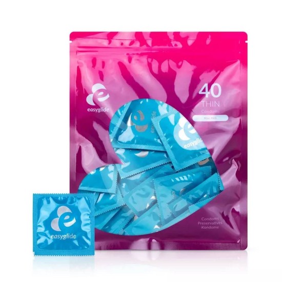 Λεπτά Προφυλακτικά - Easyglide Thin Condoms 40pcs Sex & Ομορφιά 
