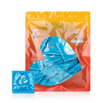 Προφυλακτικά Τριών Γεύσεων - Easyglide Flavoured Condoms 40pcs