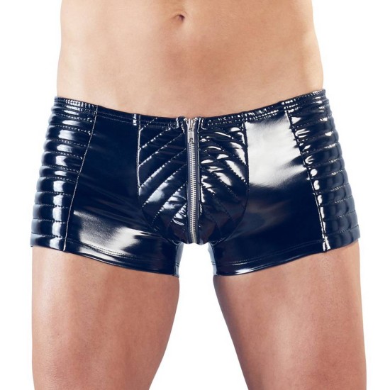 Μπόξερ Με Φερμουάρ - PVC Boxer Shorts Ερωτικά Εσώρουχα 