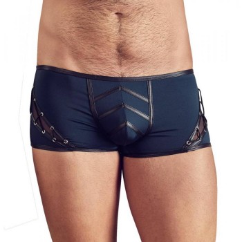 Μποξεράκι Με Σχέδια - Sexy Men's Shorts Blue/Black