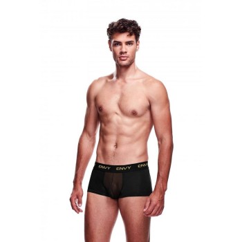 Μποξεράκι Με Διαφάνεια - Envy Transparent Men's Shorts Black 