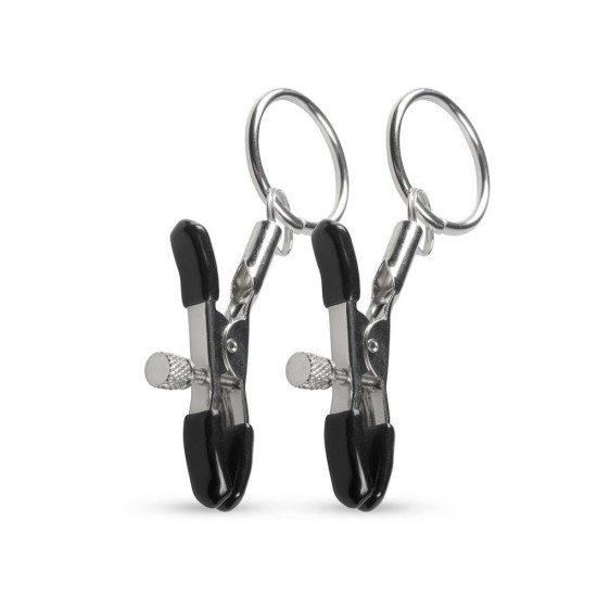 Metal Nipple Clamps With Ring Fetish Toys 