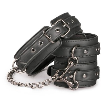 Δερμάτινο Κολάρο & Ποδοπέδες  - Leather Collar With Anklecuff