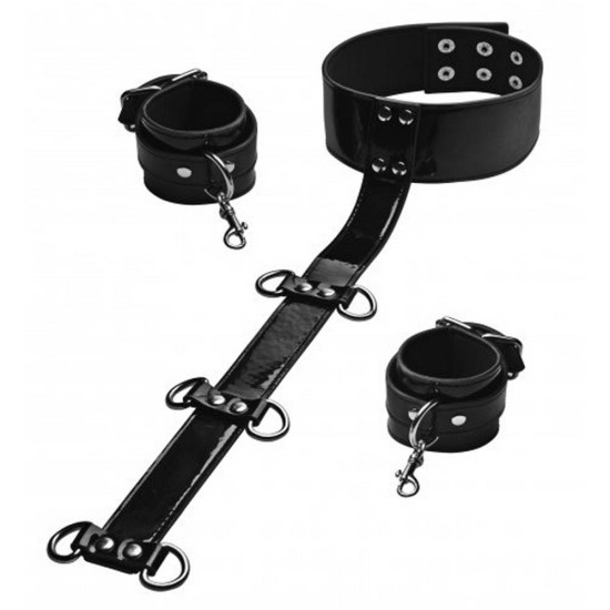 Bound Around Neck To Wrist Restraints Fetish Toys 